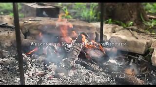 Heartland Country Life Campfire Cooking Strawberry Rhubarb Cobbler