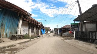 Walking in the village