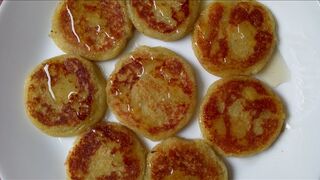 Sweet Potato Pancakes with Suji No sugar mini pancakes Sweet Potato Snack