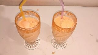 Mango Milk shake making process - Recipe