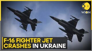 F-16 fighter jet crashes in Ukraine