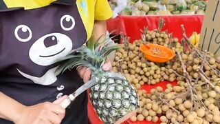 Cutting Pineapple