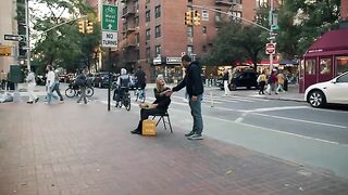 Devon Rodriguez as he paints on the streets of New York City. (filmed and edited by Site B Studios)