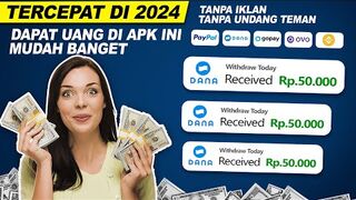 Dibayar Rp50.000 PERHARI ke DANA, APLIKASI PENGHASIL UANG TERCEPAT, CARA DAPAT UANG DARI INTERNET