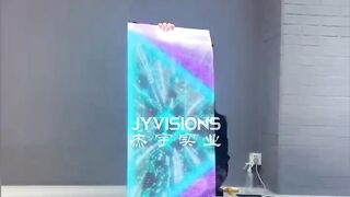 Ultra flex and transparent film led screens. What will be inspiration arise
