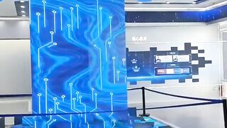 Digital showroom decoration.