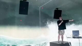 Immersive stand screen