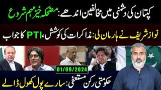 Nawaz Sharif ny Haar Maan Li || PTI's Reply in Response to Negotiations Offer|| Imran Riaz Khan   VLOG