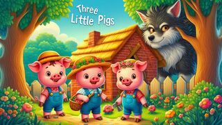 ???? The Three Little Pigs | Classic Kids Story | Fun & Educational Tale! ????#kidstory #viralkids #piggy # @WonderlandAdventuresStoriesRhy