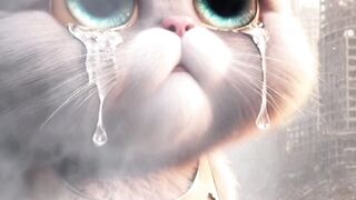 Sad story of kitten, house is destroyed