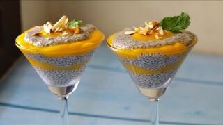 Mango Chia Pudding Recipe Healthy Breakfast Recipe weigh loss recipes