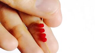 ##DIY__Stunning_Heart_Earrings_in_????????????????????????????