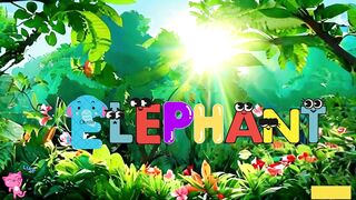 ???? E Elephant's Big Adventure ????????????#kidssongs #preschoolsongs #abcsong # @WonderlandAdventuresStoriesRhy