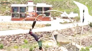 Rope Breaks bungee jumping accident  sports  adventure sports - shockwave