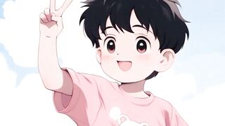 A little cute boy