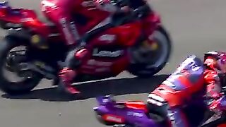 Start Buruk Peco di Main Race Motorland Aragon 2024