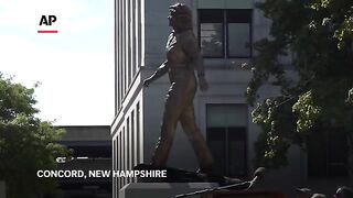 Christa McAuliffe is the first woman to get a statue on New Hampshire capitol grounds