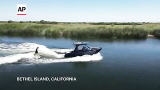 California startup makes waves with electric boat for water sports