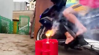 ToRung Comedy- Burning TNN Explosives ❌FAKE BOOM❌