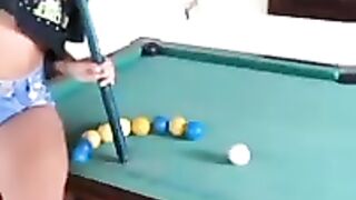Trick billiard poke