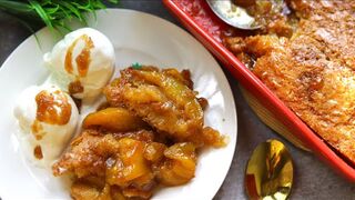 Peach Cobbler Recipe Delicious and Easy to make dessert Easy dessert Recipe
