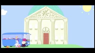 Papa pig at the  park playground ! Toy and doll family  fun  for kide