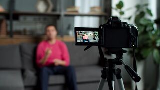 Vlogger recorded