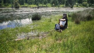 Lovers sitting