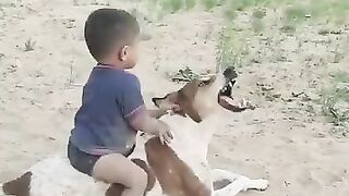 Chal and dog