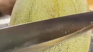 Cutting Melon Fresh