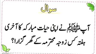 Questions Answers Urdu |  Paheli |  GK | Sawal Jawab | Urdu Quiz | Islami GK