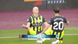 Highlights! West Ham 1-3 Man City ｜ Haaland Scores Another Hatrick!