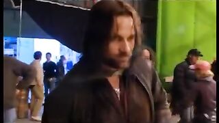 Viggo Mortensens last day as Aragorn.
