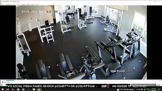 Treadmill Abuse Murder Trial- Video of Defendant & Victim at Gym #USA