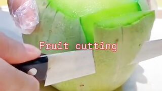 Cutting fruit
