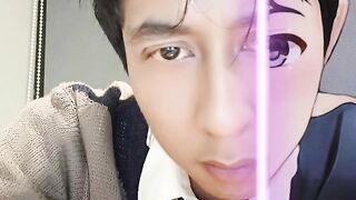 Change to anime boy hehehe