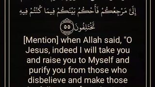 Sura Al Imran, Portion of 55 Ayat
