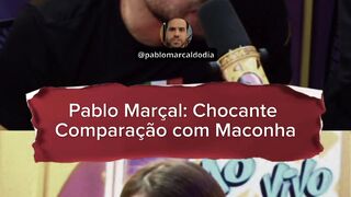 Pablo Marçal chocando a todos com resposta sobre a maconha