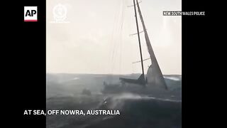 Two people rescued from disabled yacht off Australia coast