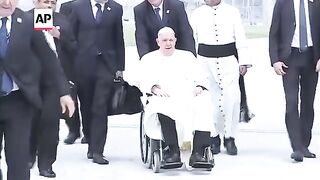 Pope Francis arrives in Indonesia to start the longest trip of his pontificate