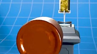 Shooting Through A Solid Bar Of Gold ????