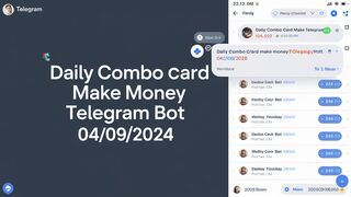 Daily Combo 04.09.2024 | Top Telegram Bots to Make Money FAST in 2024! |