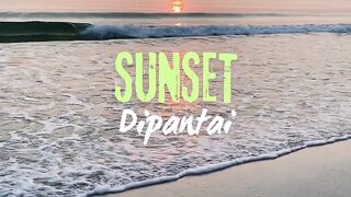 Pemandangan Sunset di Pantai