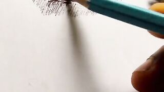 Coloring anime eye