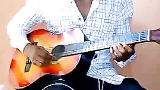 Playing Guitar
