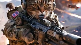 Fighter catty #funnycat