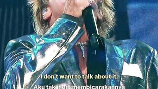 I don't want to talk about it