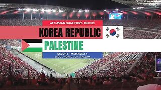 South Korea vs Palestine 0-0