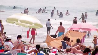 Great White Shark ATTACK On Baywatch! Will Mitch Save Jill_! Baywatch Remastered