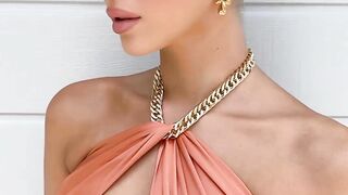 Nice Girl Flaunts Her Dress